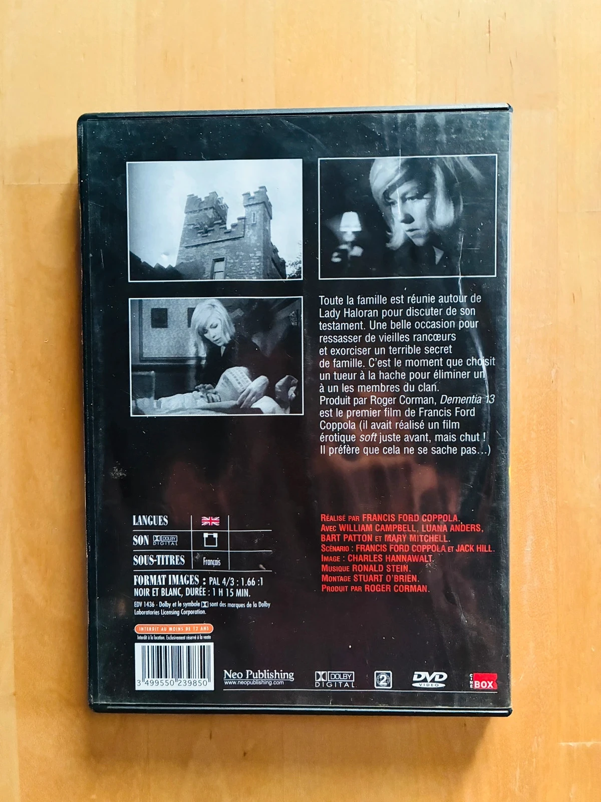 DVD Dementia 13 van Francis Ford Coppola. – photo 3